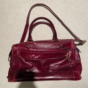 Rebecca Minkoff Maroon Leather Crossbody/ Shoulder Bag